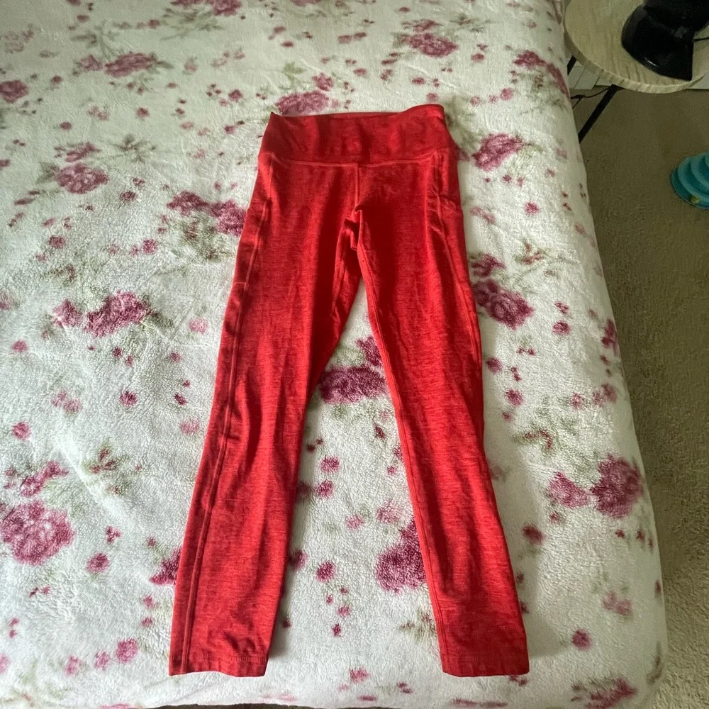 Offline by Aerie Red Leggings - Picture 1 of 5